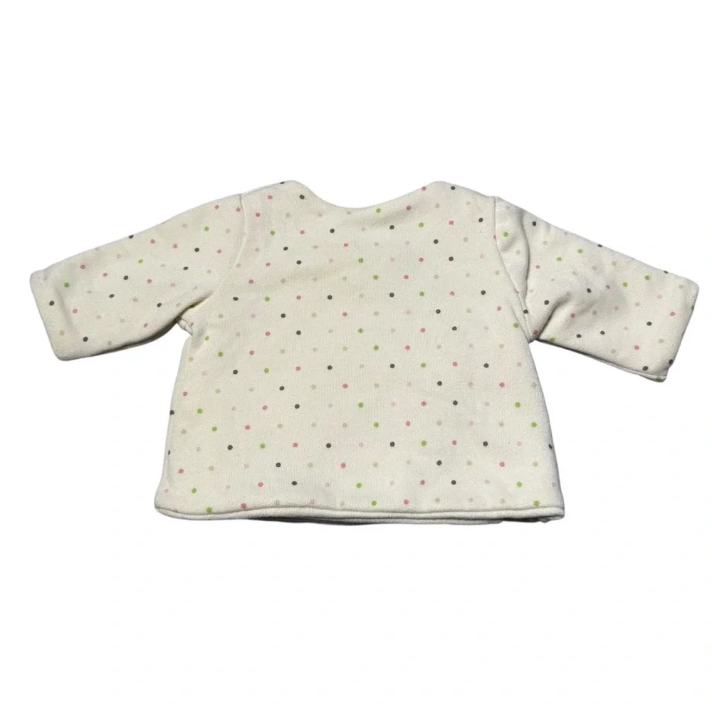 New Baby Gap Crossover Polka Dot Top Size Newborn